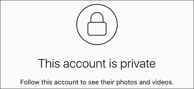 se andres private Instagram-konto