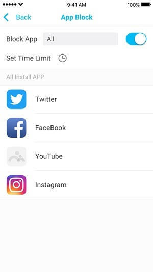  block Facebook or any other application from your phone