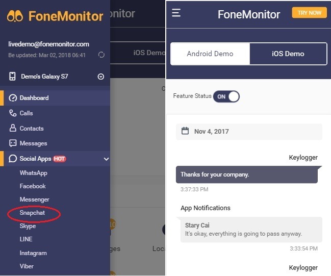 How to Hack Someones Snapchat with FoneMonitor
