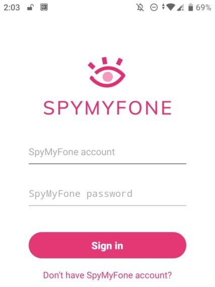SpyMyFone για andriod μη ανιχνεύσιμο