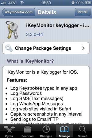 Install iKeyMonitor track app