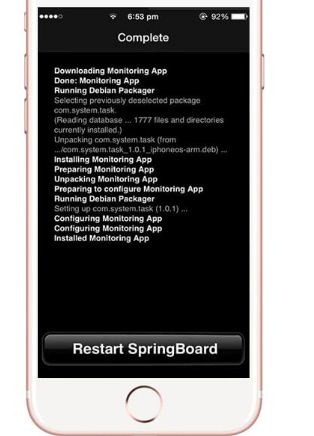 restart springboard