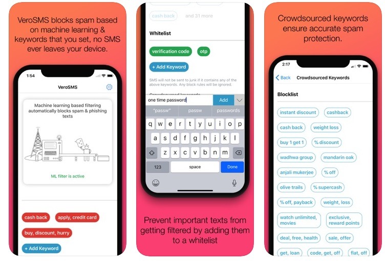 SMS-Blocker für iOS-Geräte