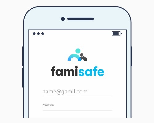 Rastrear a localização do iPhone usando FamiSafe