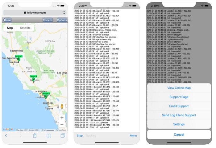 تتبع iPhone باستخدام GPS Location Tracker