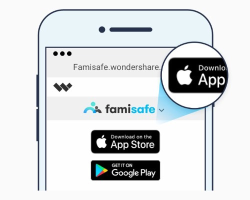 download the FamiSafe iPhone spy app