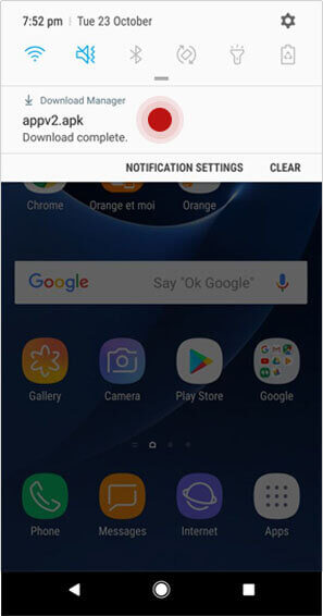 XNSPY za Android – 1. korak