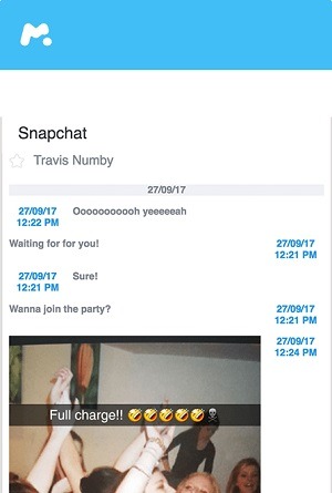 Snapchat monitoring remotely