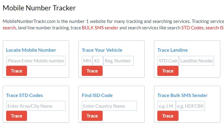 Free Mobile Number Tracker