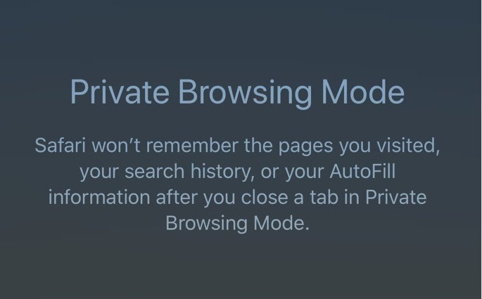 how to check private browsing history on iphone