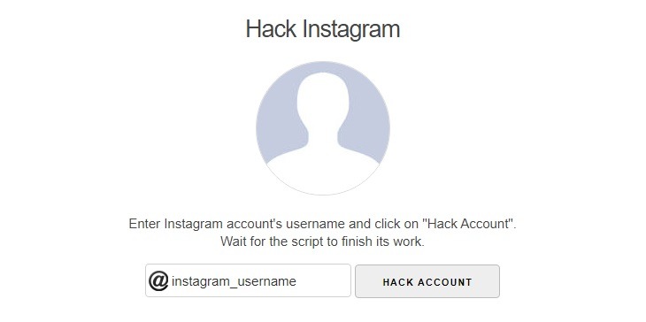 Instagram Account Hacker Tool