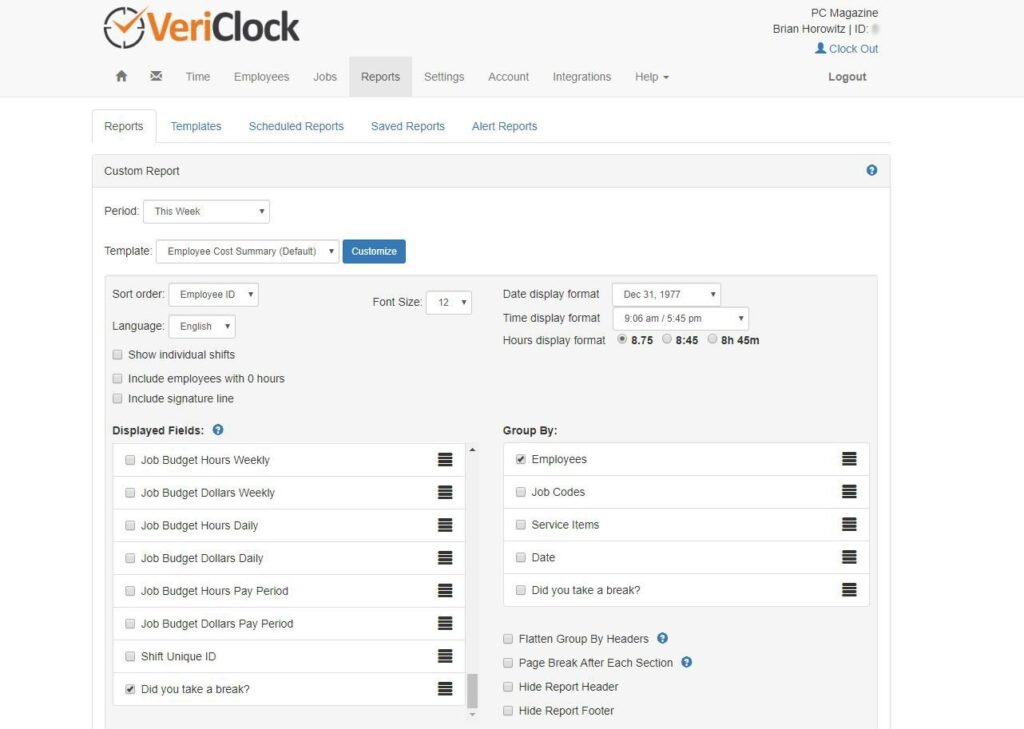 VeriClock Monitoring Software