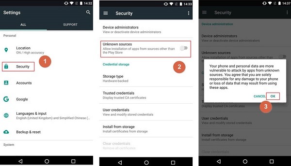 install the Cocospy Android Spy