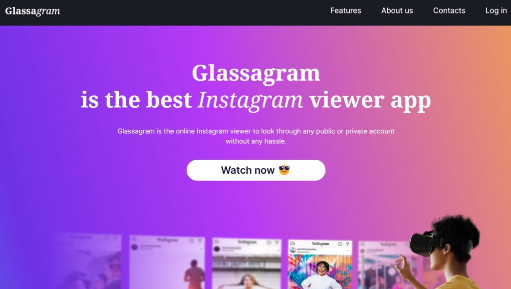 Glassagram εφαρμογή κατάσκοπων instagram